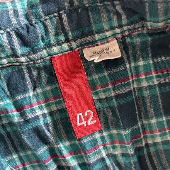 H&M Plaid Snap-Up Blouse Shirt ALT Bella Swan - Picture 4 of 7